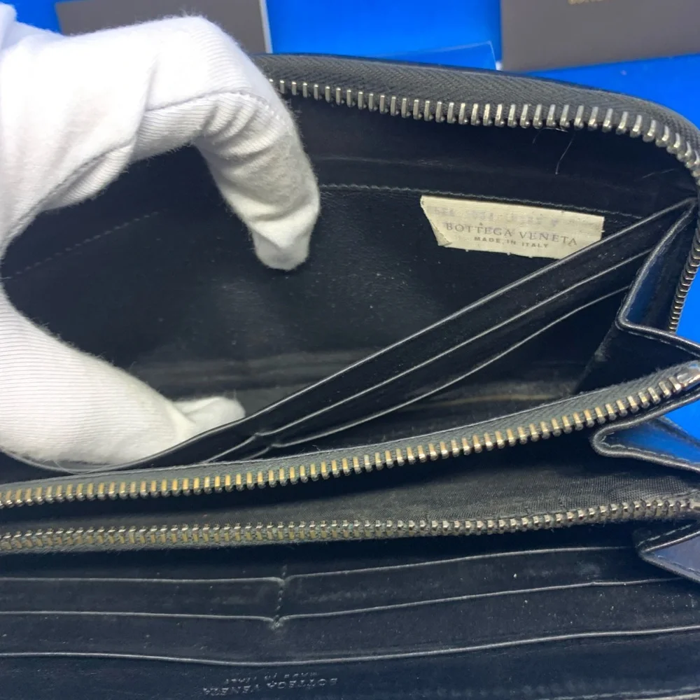 Bottega Veneta‎ Nappa Intreciato black continental wallet